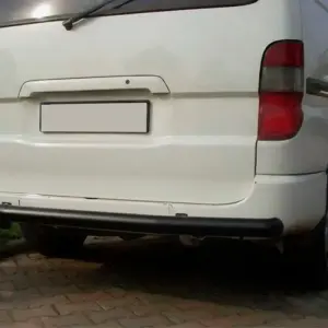 Задня дуга Black (нерж) для Toyota HiAce