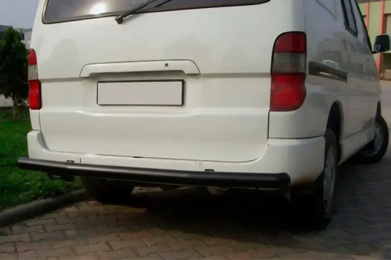 Задня дуга Black (нерж) для Toyota HiAce