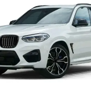 Ніздрі 1 Bar (2018-2021, чорний глянцевий) для BMW X3 G01 2018–
