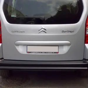 Задній захист Black (нерж.) 60 мм для Citroen Berlingo 2008–2018