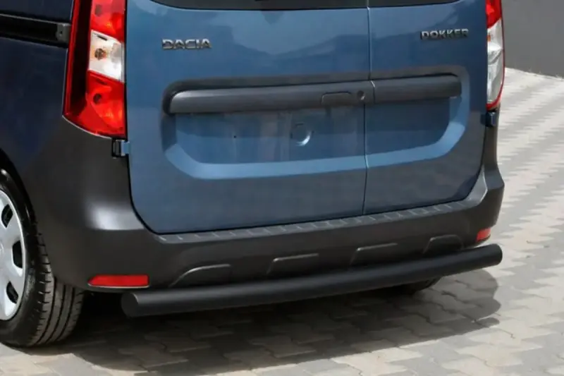 Задня дуга AK002 Black (нерж) для Dacia Dokker 2013–2022