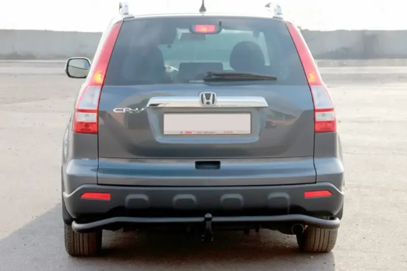 Задня дуга AK008 Black (нерж.) для Honda CRV 2007–2011