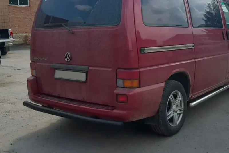 Задня дуга AK002 Black (нерж) для Volkswagen T4 Caravelle/Multivan 1990–2003