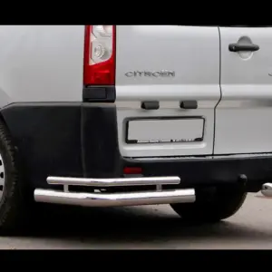 Задні кути Double (2 шт., нерж.) для Citroen Jumpy 2007–2017
