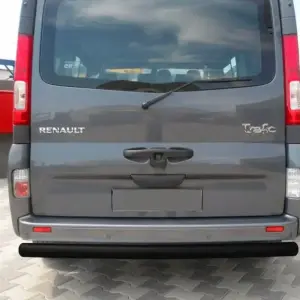 Задній захист AK002 Black (нерж) для Renault Trafic 2001–2015