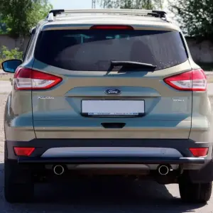 Задня дуга AK002 Black (нерж) для Ford Kuga/Escape 2013–2019