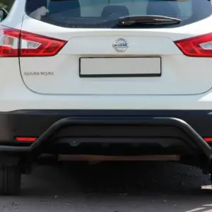 Задня дуга AK007-Plus Black (нерж) для Nissan Qashqai 2014–2021