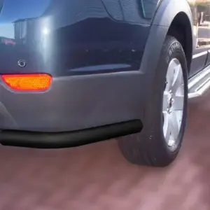 Задні куточки AK003 Black (2 шт., нерж) для Chevrolet Captiva 2006–2019