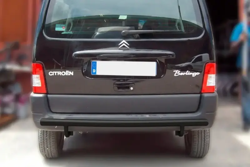 Задній захист Black (нерж.) для Citroen Berlingo 1996–2008