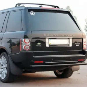 Задня дуга AK002-Подвійний Black (нерж.) для LandRover Range Rover III L322 2002–2012