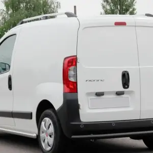 Задній захист Black (нерж) для Fiat Fiorino/Qubo 2008–2024