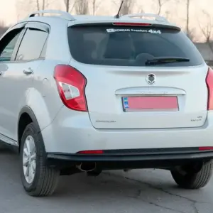 Задня дуга AK005 Black (нерж) для SsangYong Korando 2010–2019
