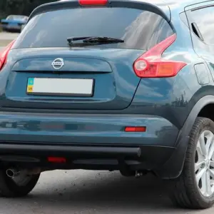 Задня дуга AK002 Black (нерж) для Nissan Juke 2010–2019