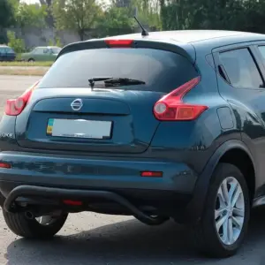 Задня дуга AK007 Black (нерж) для Nissan Juke 2010–2019