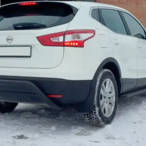 Задня дуга AK007-1 Black (нерж) для Nissan Qashqai 2014–2021