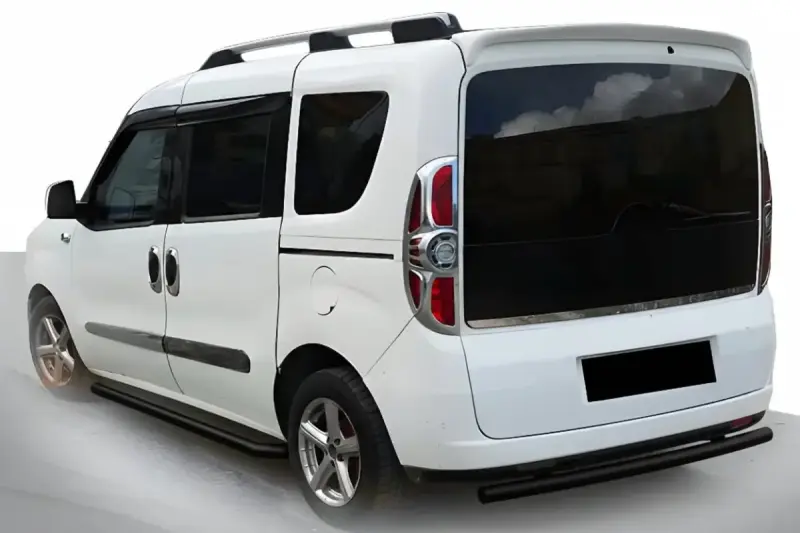 Задня дуга Black (нерж.) для Opel Combo 2012–2018