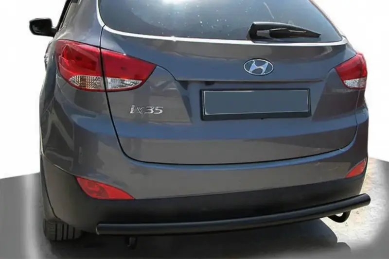 Задній захист AK002 Black (нерж.) для Hyundai IX-35 2010–2015