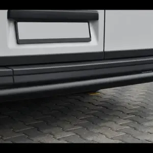 Задній захист AK002 Black (нерж) для MAN TGE 2017–