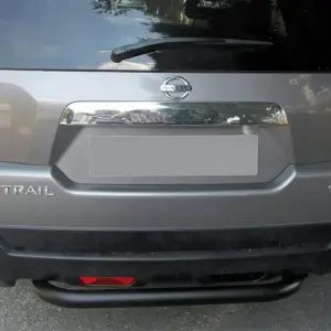 Задня скоба AK007 Black (2 шт., нерж.) для Nissan X-trail T31 2007–2014