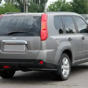 Задні кути AK003 Black (2 шт., нерж.) для Nissan X-trail T31 2007–2014