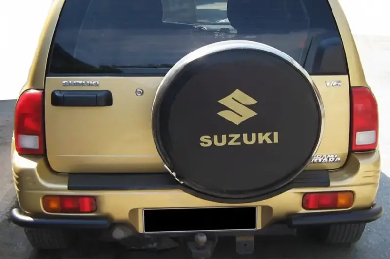 Задній захист AK003 Black (нерж) для Suzuki Vitara 1998–2006