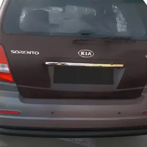 Задня дуга AK005 Black (нерж.) для KIA Sorento I BL 2002–2009