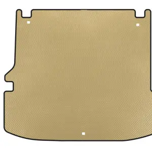 Килимок в багажник EVA V2 (з сабвуфером, 7-ми місний, Бежевий) для Toyota Highlander 2019–