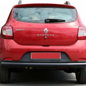 Задня дуга AK002 Black (нерж) для Dacia Sandero 2013–2020