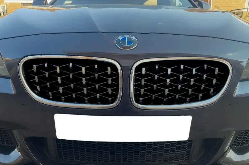 Ніздрі Diamond Silver (хром окантовка) для BMW 5 серія F10/F11 2010–2016
