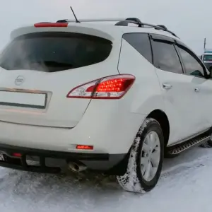 Задня дуга AK Black (нерж) для Nissan Murano 2008–2014