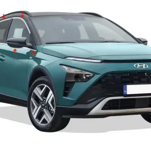 Повна окантавка вікон (14 шт, нерж) для Hyundai Bayon 2021–