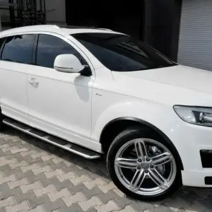 Бокові пороги OEM (Без кріплень, 2 шт., Алюміній) для Audi Q5 2008–2017