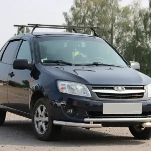 Передній захист ST009-2 для Lada Granta 2011–