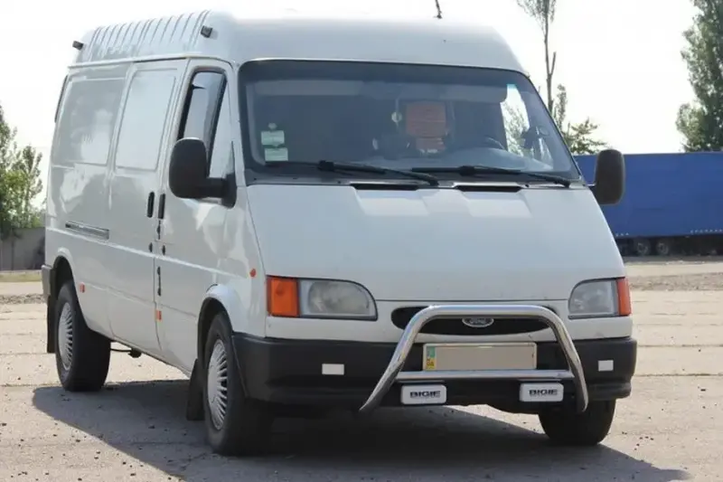 Кенгурятник WT006 (нерж) для Ford Transit 1991–2000