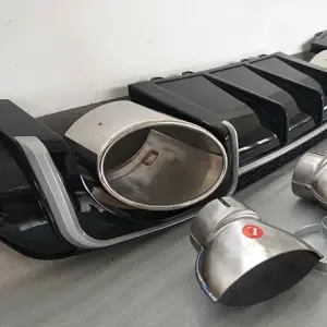 Задній дифузор з насадками TTRS-Style (2014-2020) для Audi TT 2014–2023