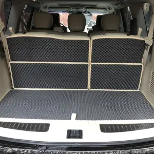 Килимок багажника 5 частин (EVA, чорний) для Nissan Armada 2016–2024
