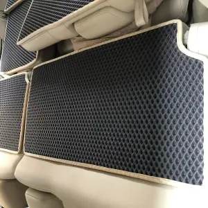 Килимок на верх задніх сидінь (EVA, чорний) для Nissan Armada 2016–2024