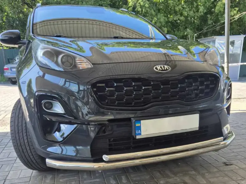 Передній захист ST014 (нерж) для KIA Sportage 2015–2021