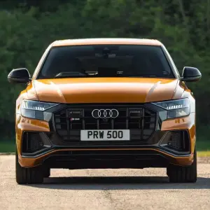 Передня решітка SQ-Style (2018-2023, чорна) для Audi Q8 2018–
