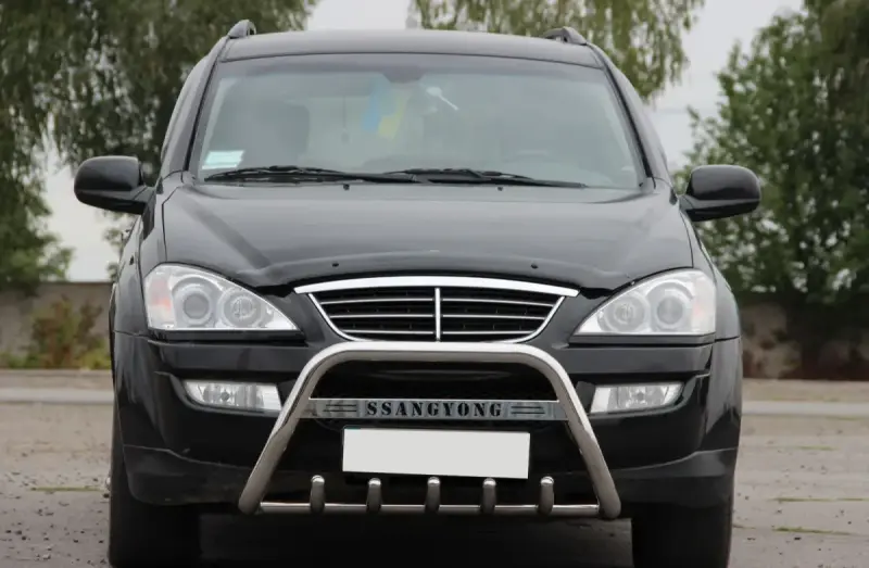 Кенгурятник WT004 (нерж) для SsangYong Kyron 2005–2014
