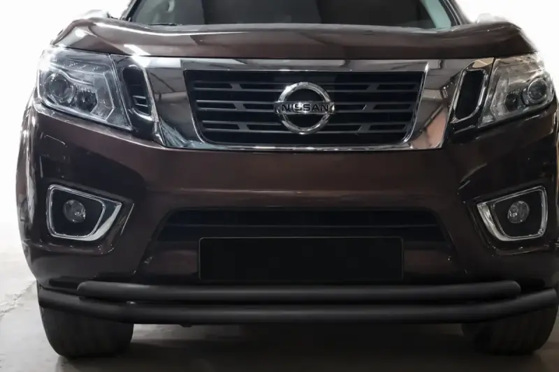 Передній вус ST017 Black (нерж) для Nissan Navara/NP300 2016–