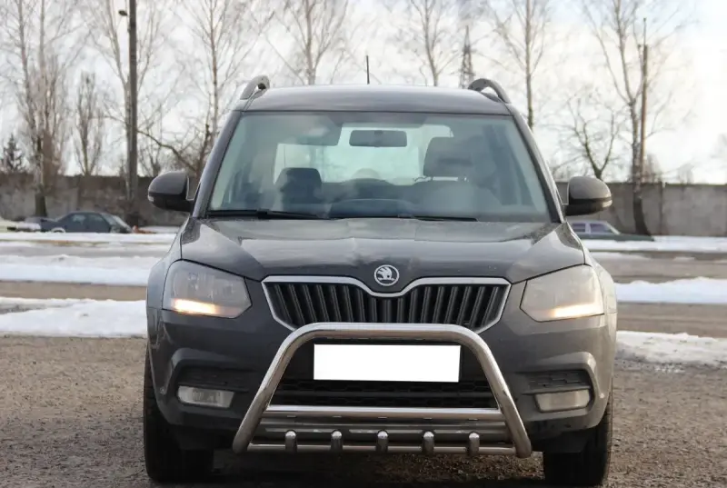 Кенгурятник WT003 (нерж) для Skoda Yeti 2009–2017