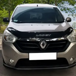 Передній захист ST008 Black (нерж) для Dacia Lodgy 2012–2022