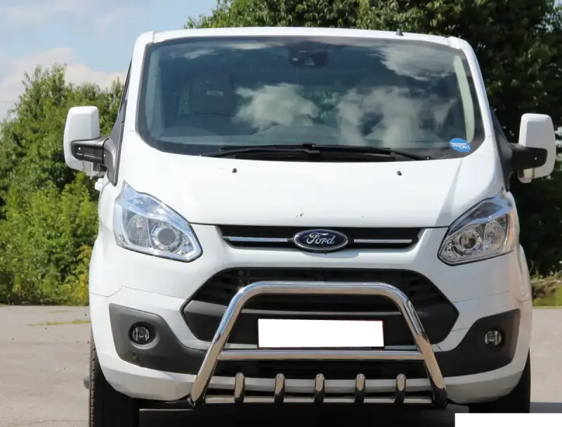 Кенгурятник WT003 (нерж) для Ford Custom 2013–2022