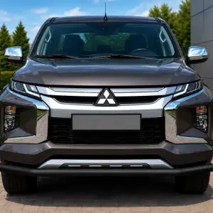 Передній захист ST008 Black (нерж) для Fiat Fullback 2016–
