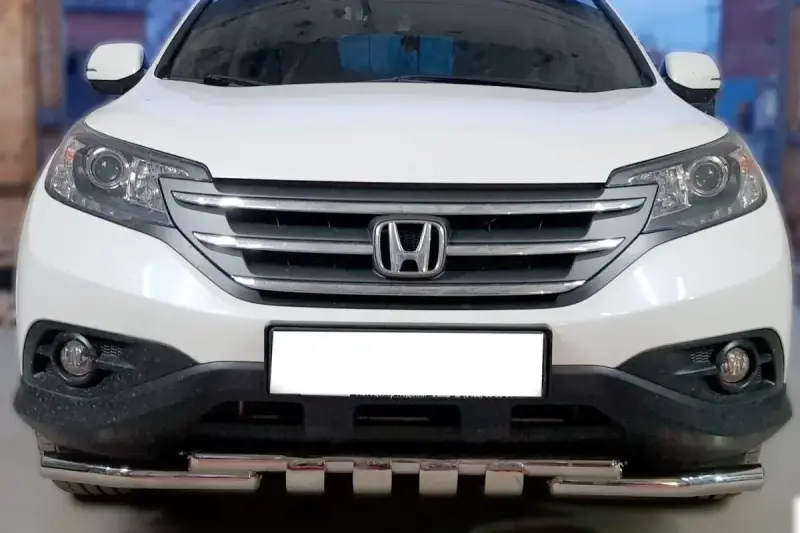 Передній захист Shark (нерж) для Honda CRV 2012–2016