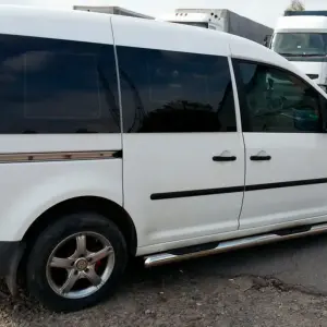 Бічні труби BB002 (2 шт., нерж) для Volkswagen Caddy 2015–2020