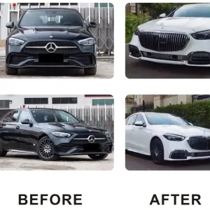 Передній бампер в зібраному вигляді (Maybach) для Mercedes-Benz C-class W206 2022–