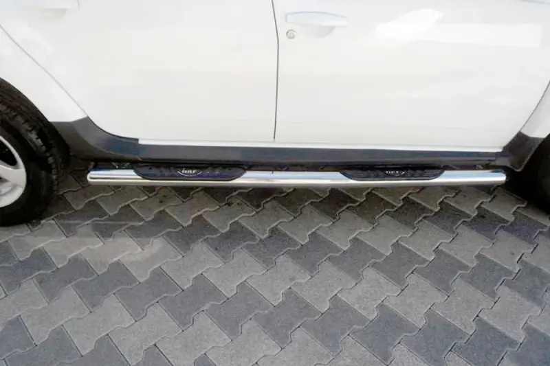 Бічні труби BB002 (2 шт., нерж.) для Dacia Duster 2018–2024