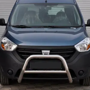 Кенгурятник WT006 (нерж.) для Dacia Dokker 2013–2022